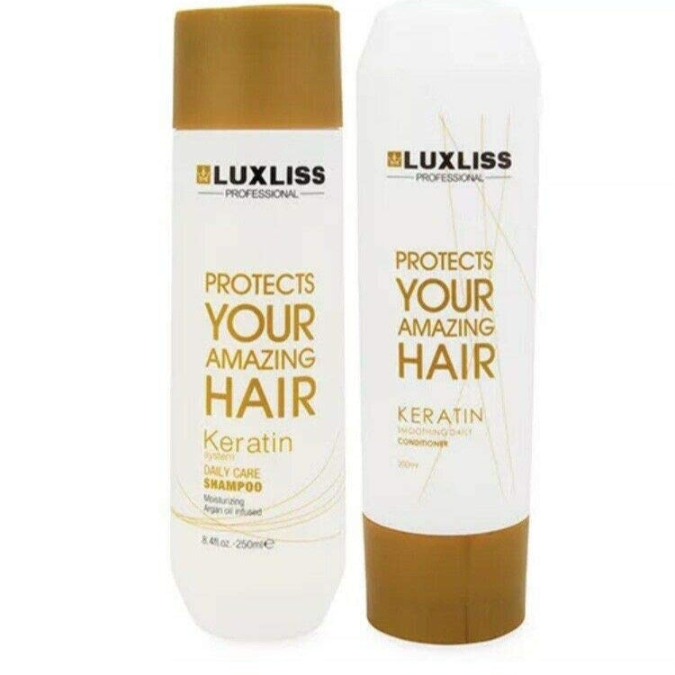 Luxliss Keratin Daily care Shampoo and Conditioner (Pack of 2) - 250ML