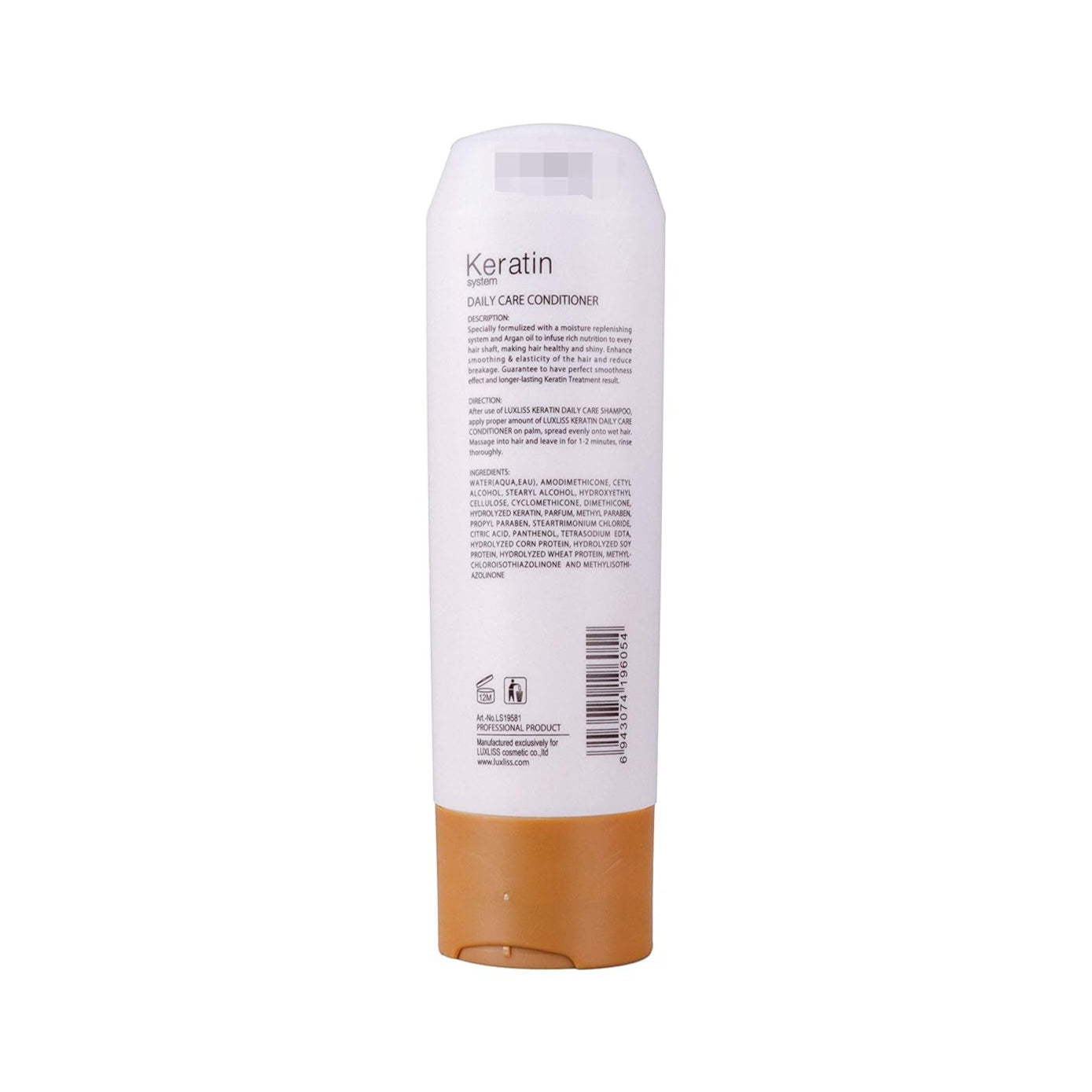 Luxliss Keratin Daily care Shampoo and Conditioner (Pack of 2) - 250ML
