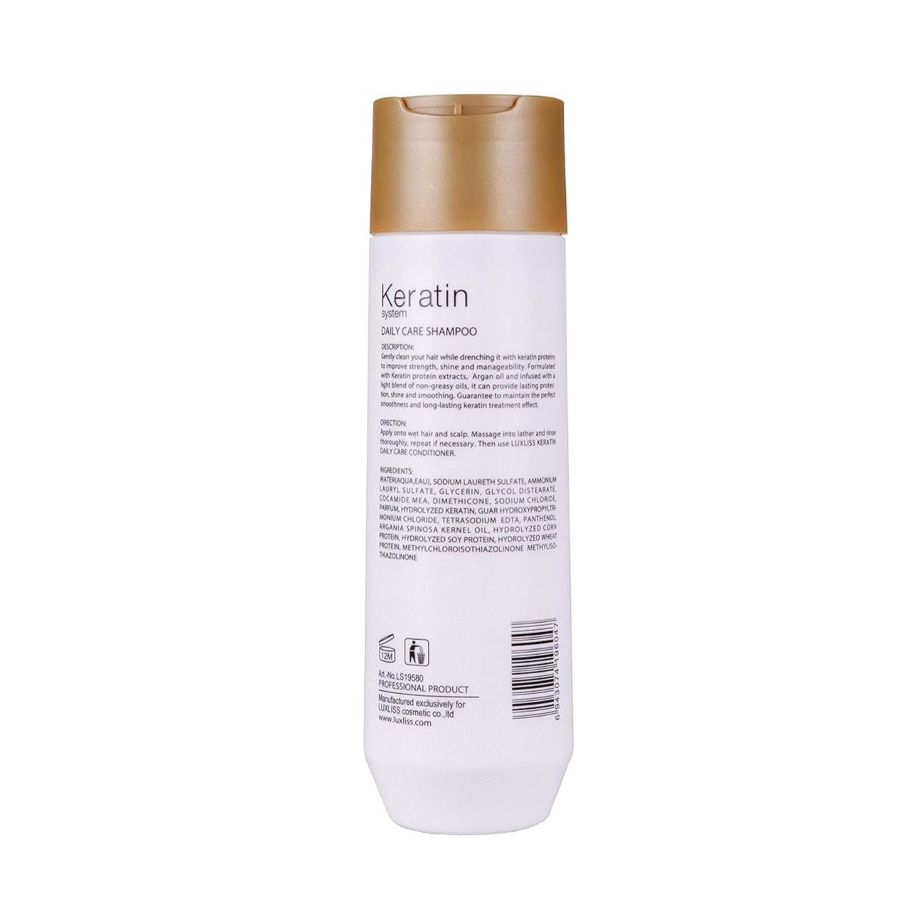 Luxliss Keratin Daily care Shampoo and Conditioner (Pack of 2) - 250ML