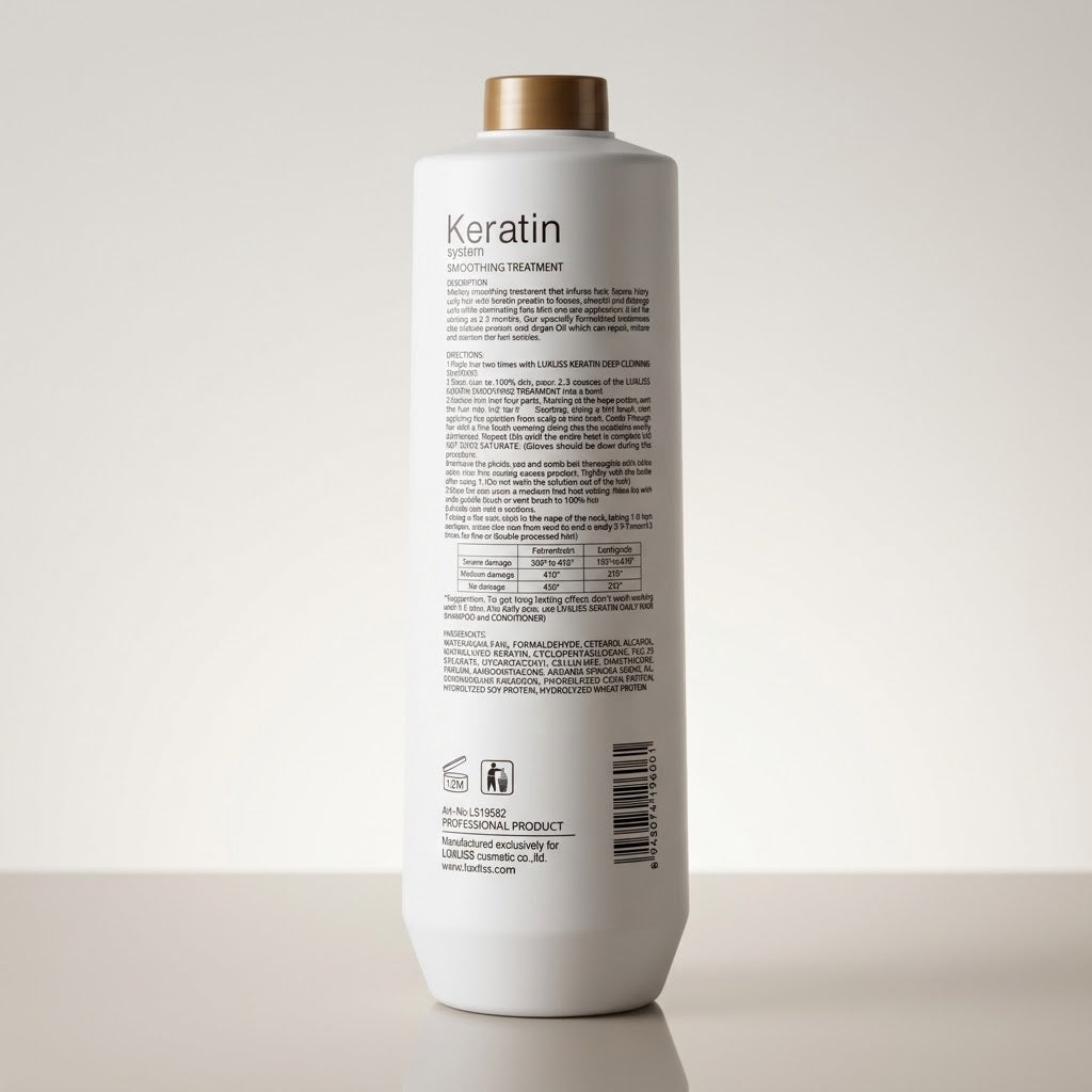 Luxliss Professional Keratin Smoothing Treatment - 1000ml