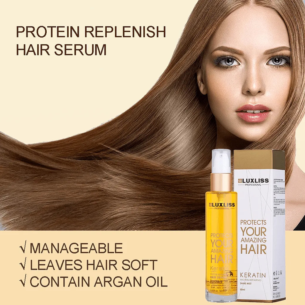 Sérum reparador capilar con proteínas de queratina Luxliss - 50 ml