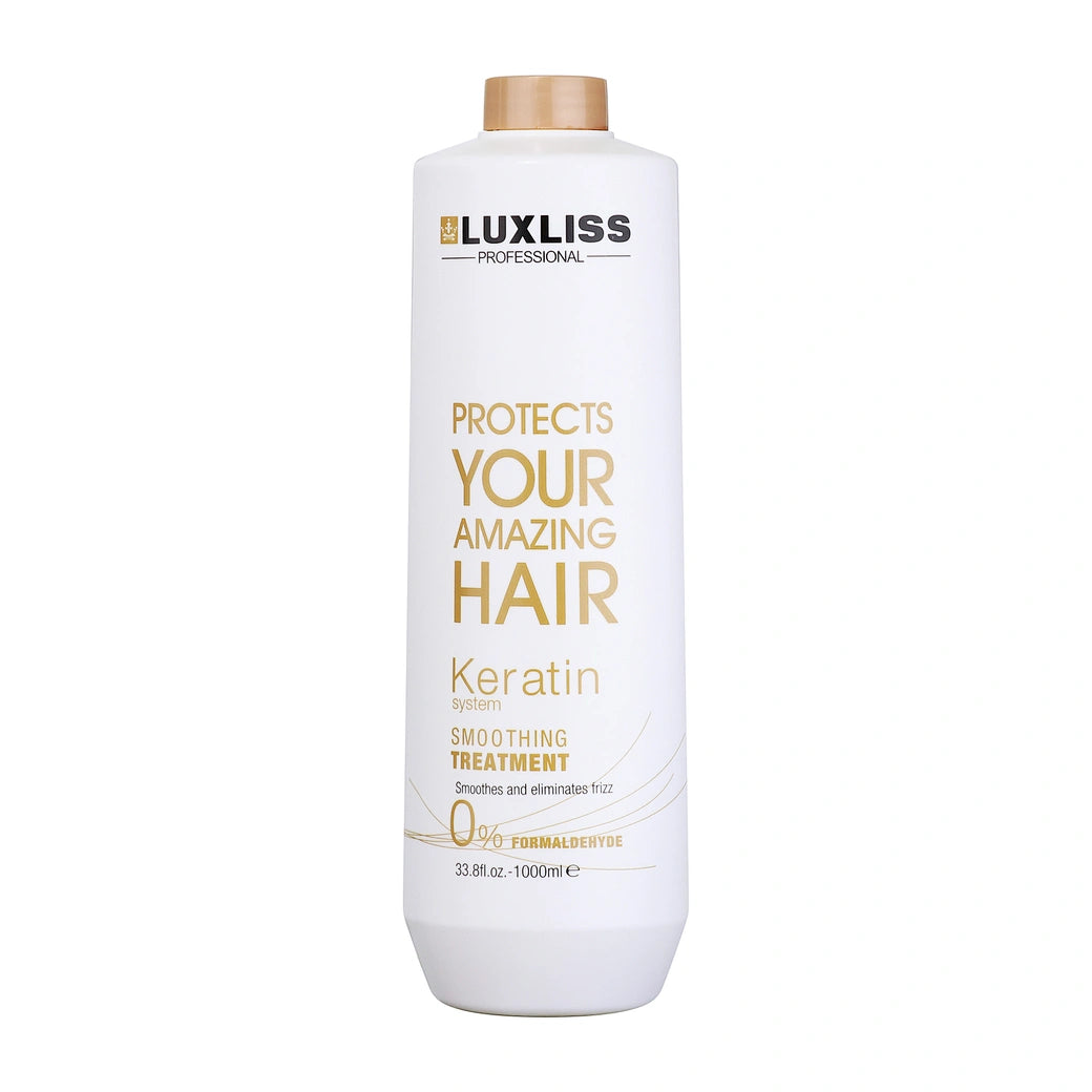 LUXLISS Keratin Systern Formaldehyde Free Smoothing Treatment - 1000ML
