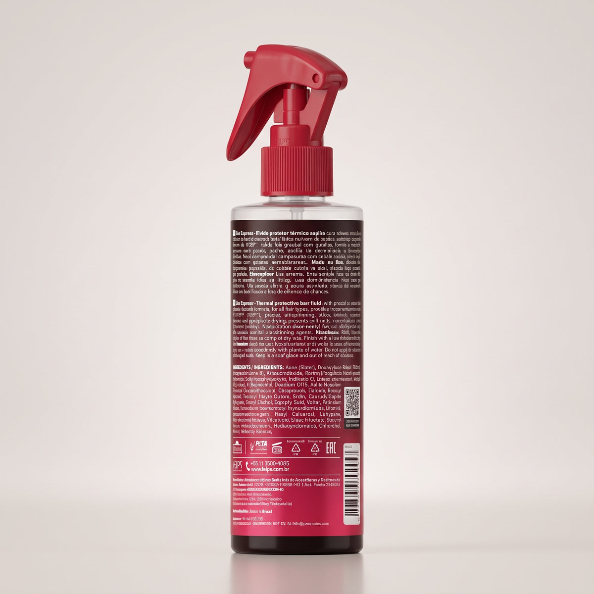 Spray – Felps SOS Liss Express Heat Protection for All Hair Types - 230 ml