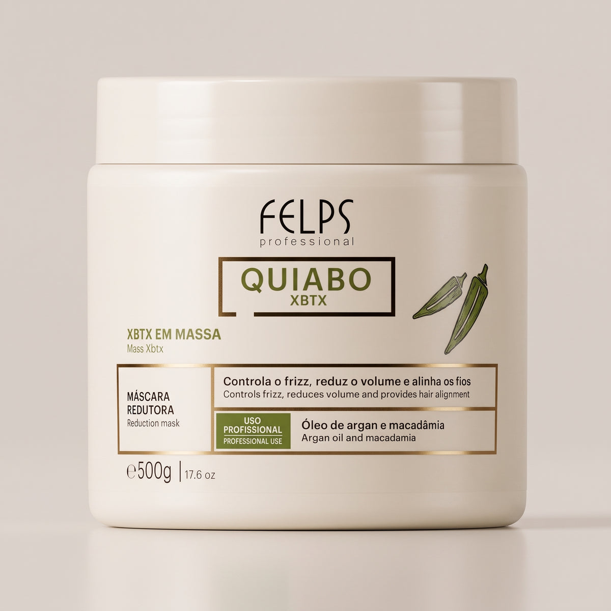 Felps Quiabo Xbtx Hair Mask Mass Treatment 500g