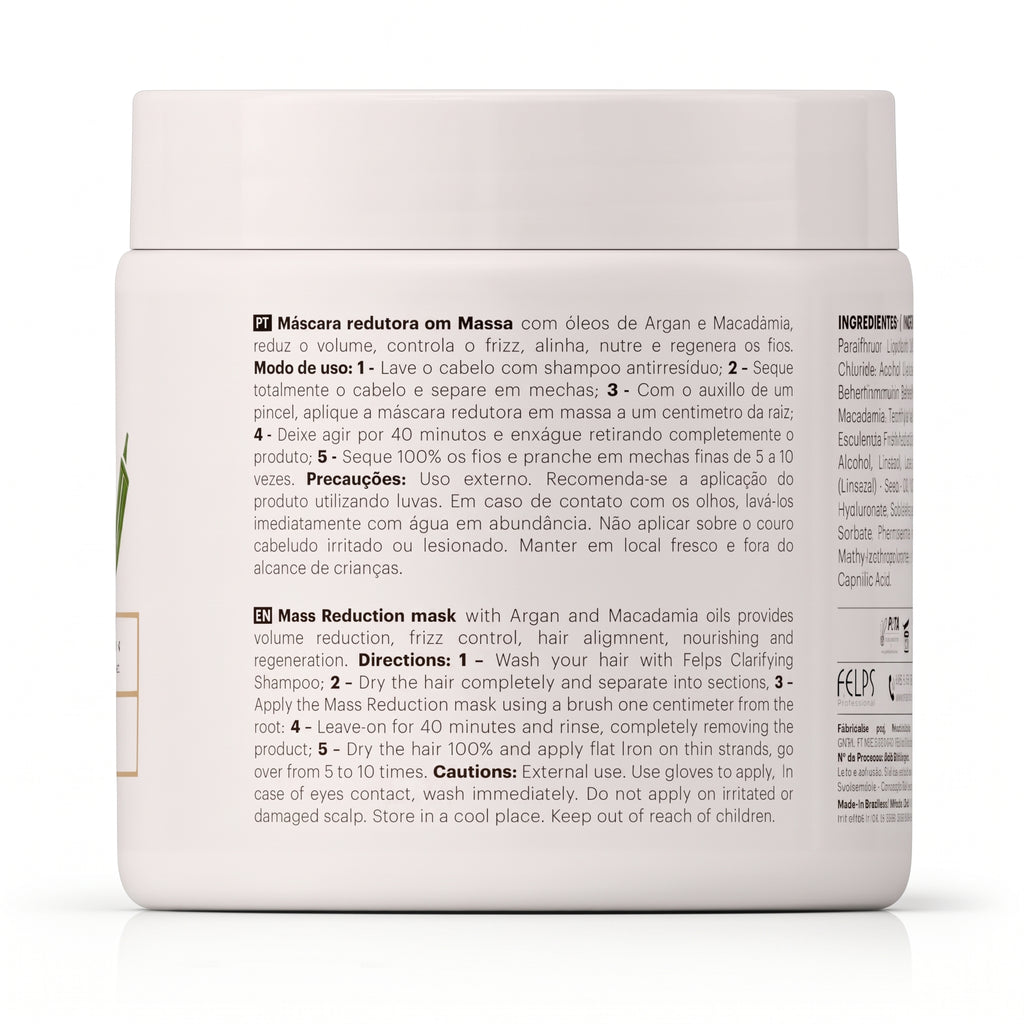 Felps Quiabo Xbtx Hair Mask Mass Treatment 500g