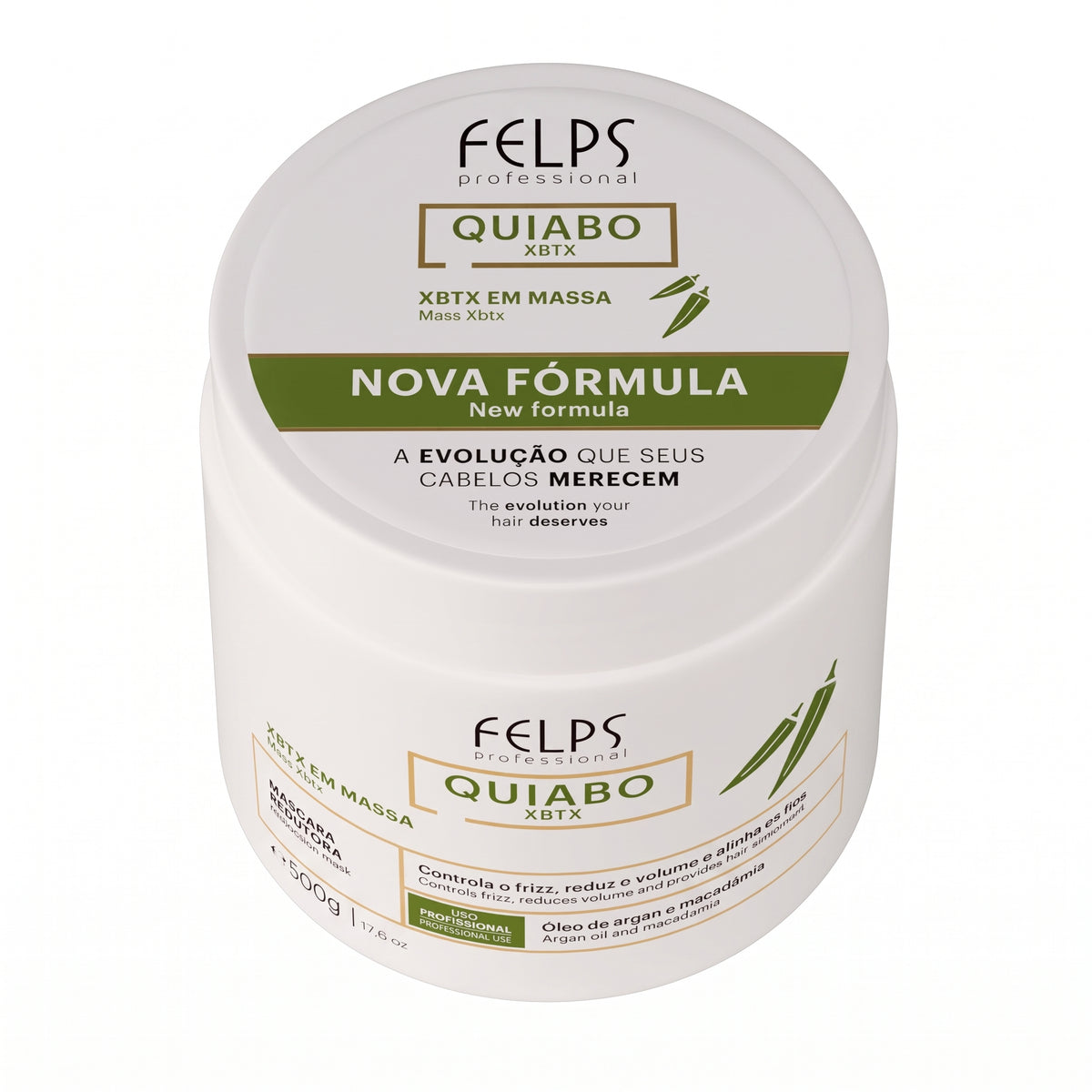Felps Quiabo Xbtx Hair Mask Mass Treatment 500g