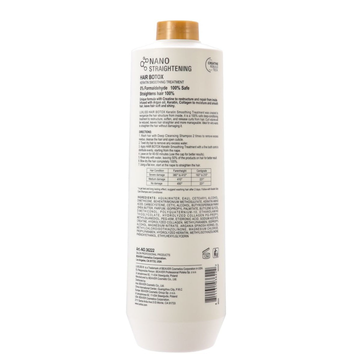 Luxliss Wonder Smooth Treatment - 1000ML
