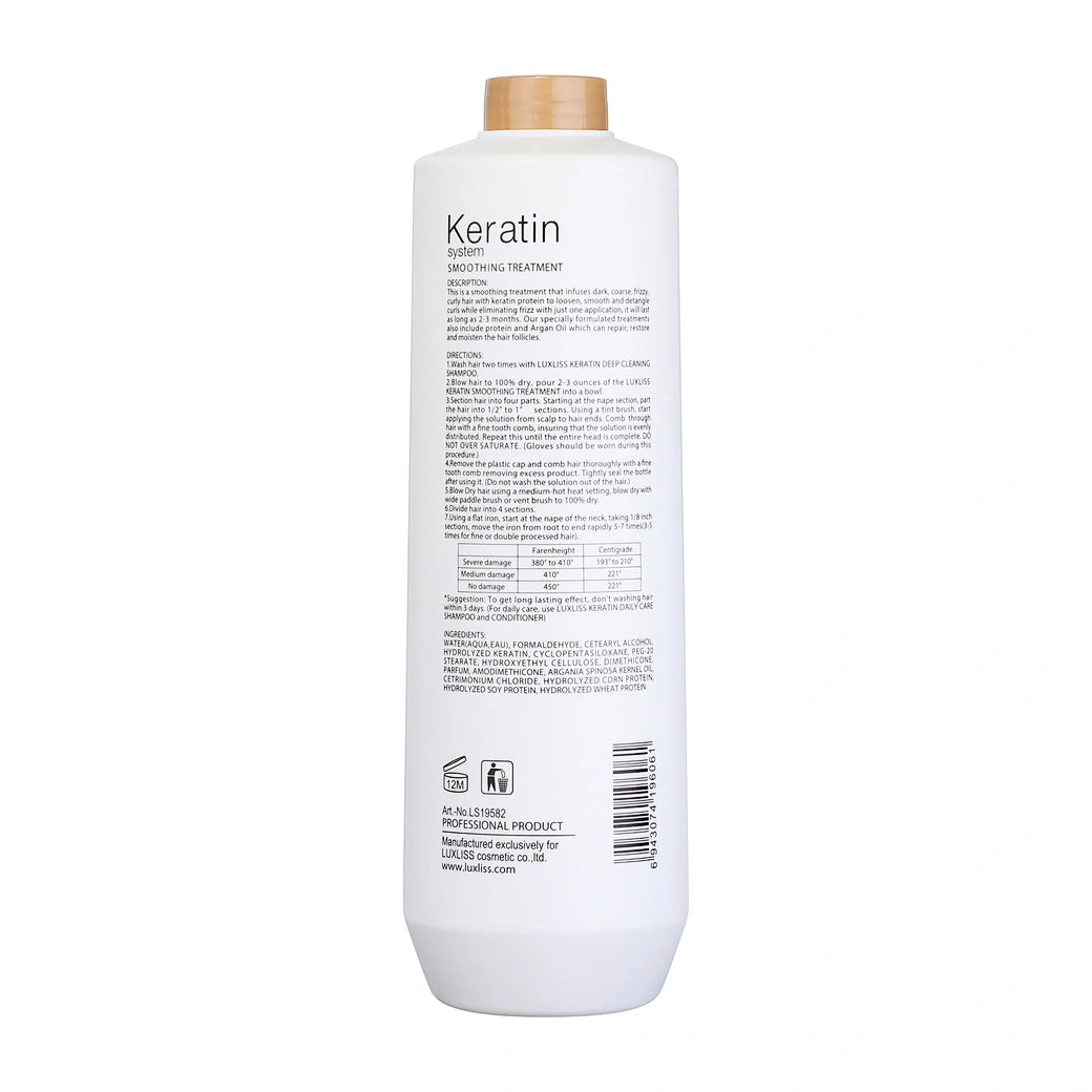 Luxliss Keratin Smoothing Treatment Classic – 1000ML